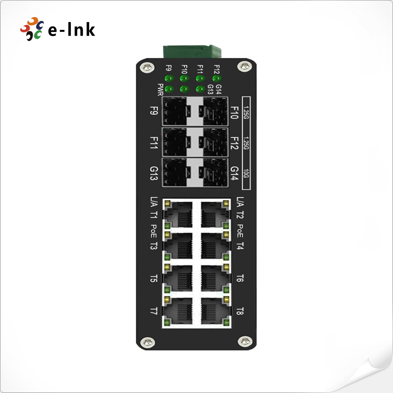 Industrial Ethernet Switch Gig - огляд і ціна Managed Gigabit Poe Switch 8 Port 802.3At
